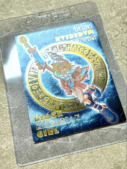 Yu-Gi-Oh! Dungeon Dice Monsters Promo Dark Magician Girl 2001 Blue Relief promo card Japan Import