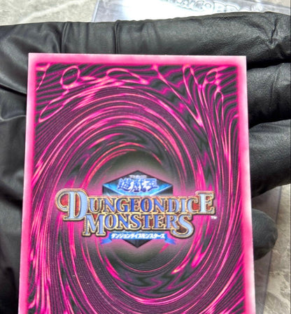 Yu-Gi-Oh! Dungeon Dice Monsters Promo Dark Magician Girl 2001 Blue Relief promo card Japan Import