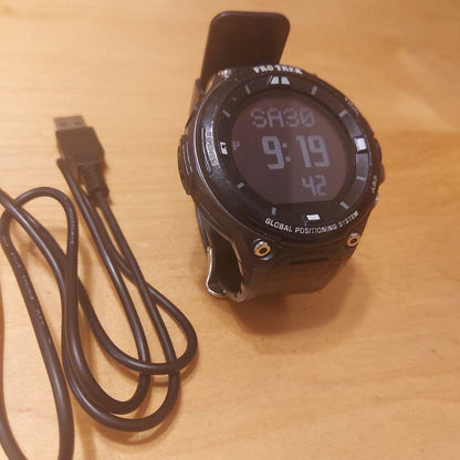 Casio PRO TREK Smartwatch with GPS and Charging Cable - Japan Import