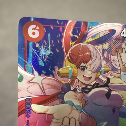 One Piece Card from the Romance Dawn series featuring original artwork with slight rubs and scratches