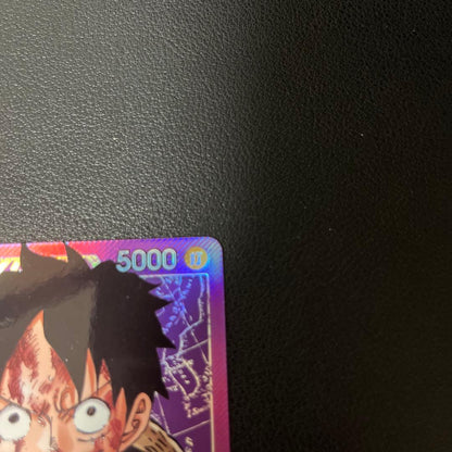 One Piece Bandai Monkey D. Luffy Leader Parallel OP05-060 collectible trading card from Japan