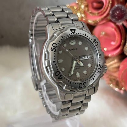 Casio Diver's 20BAR Men's Watch Quartz with Day and Date — Japan Import