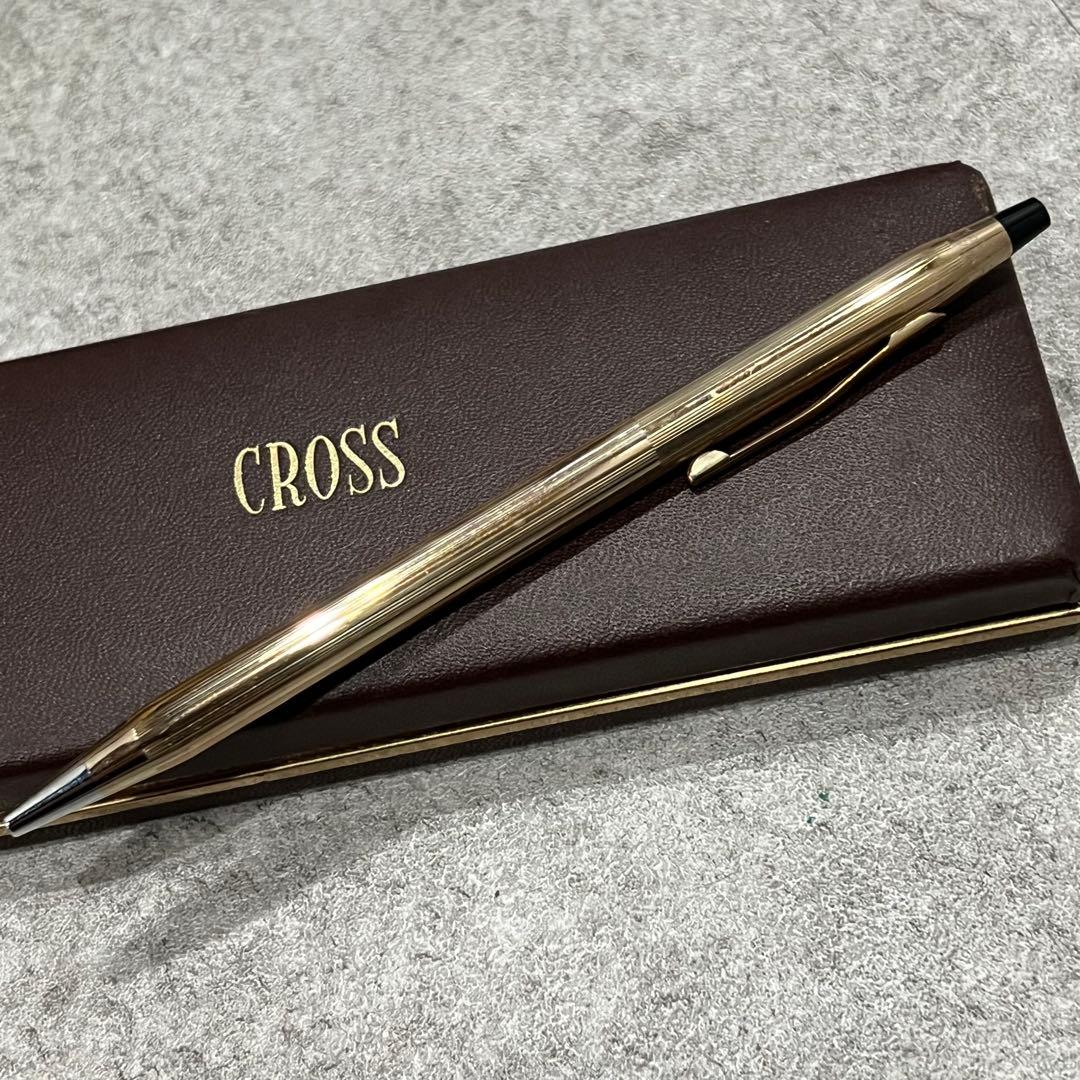 Cross Classic Century 10Kt Gold Plated Ballpoint Pen Model 4502 with Case Japan Import