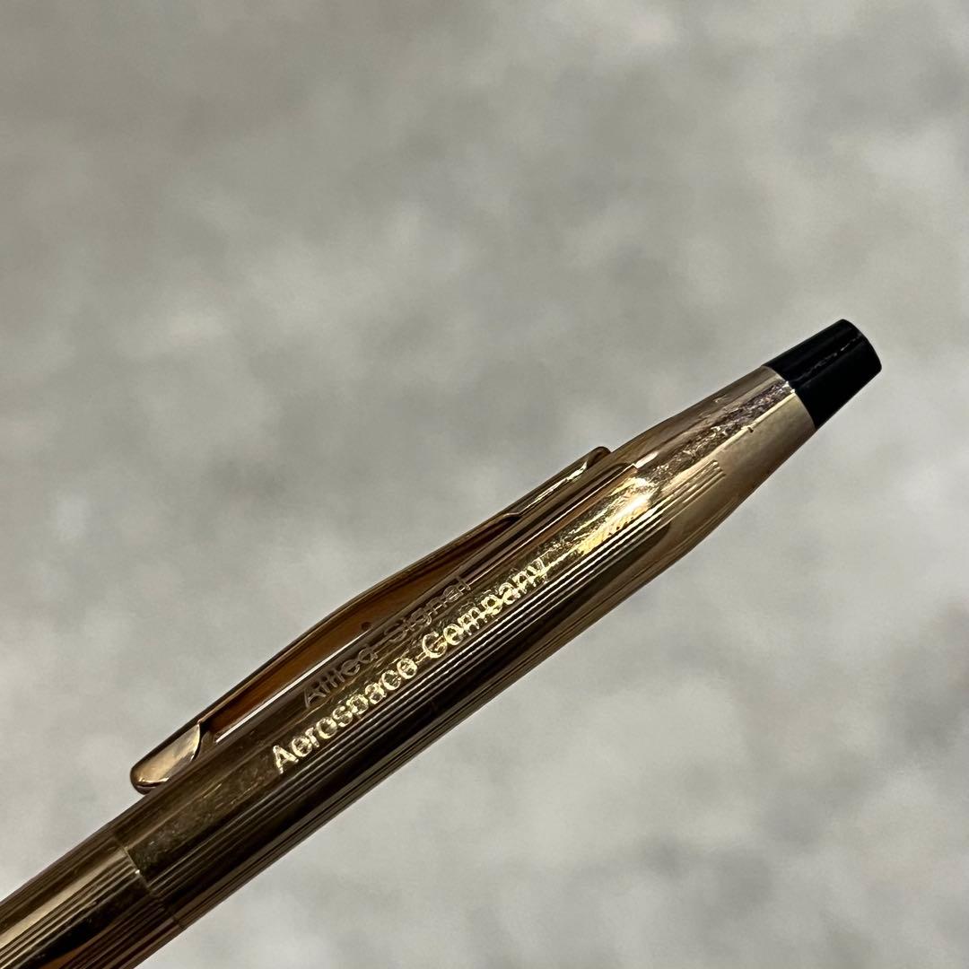 Cross Classic Century 10Kt Gold Plated Ballpoint Pen Model 4502 with Case Japan Import