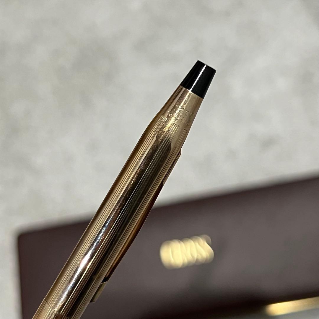 Cross Classic Century 10Kt Gold Plated Ballpoint Pen Model 4502 with Case Japan Import