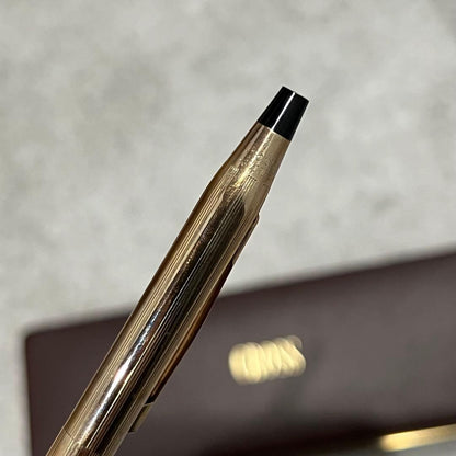 Cross Classic Century 10Kt Gold Plated Ballpoint Pen Model 4502 with Case Japan Import