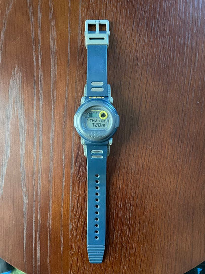Casio G-Shock Blue Geyser Digital Watch Shock Resistant Japan Import