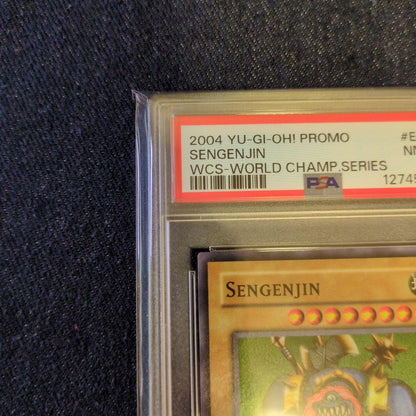 Yu-Gi-Oh 2004 Promo WCS-EN403 Sengenjin card graded PSA8 Near Mint-Mint English version