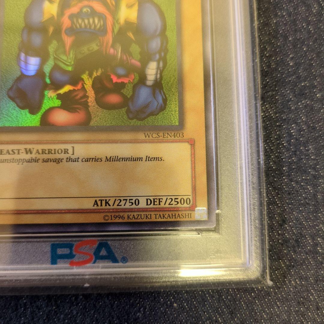 Yu-Gi-Oh 2004 Promo WCS-EN403 Sengenjin card graded PSA8 Near Mint-Mint English version