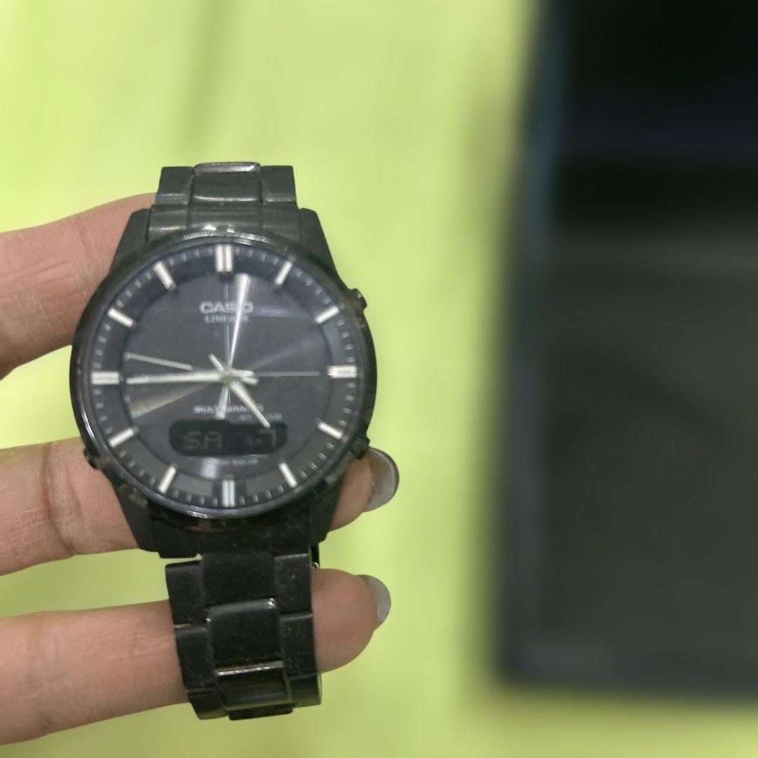 Casio Linage LCW-M170 Watch with Black Dial and Solar Power — Japan Import