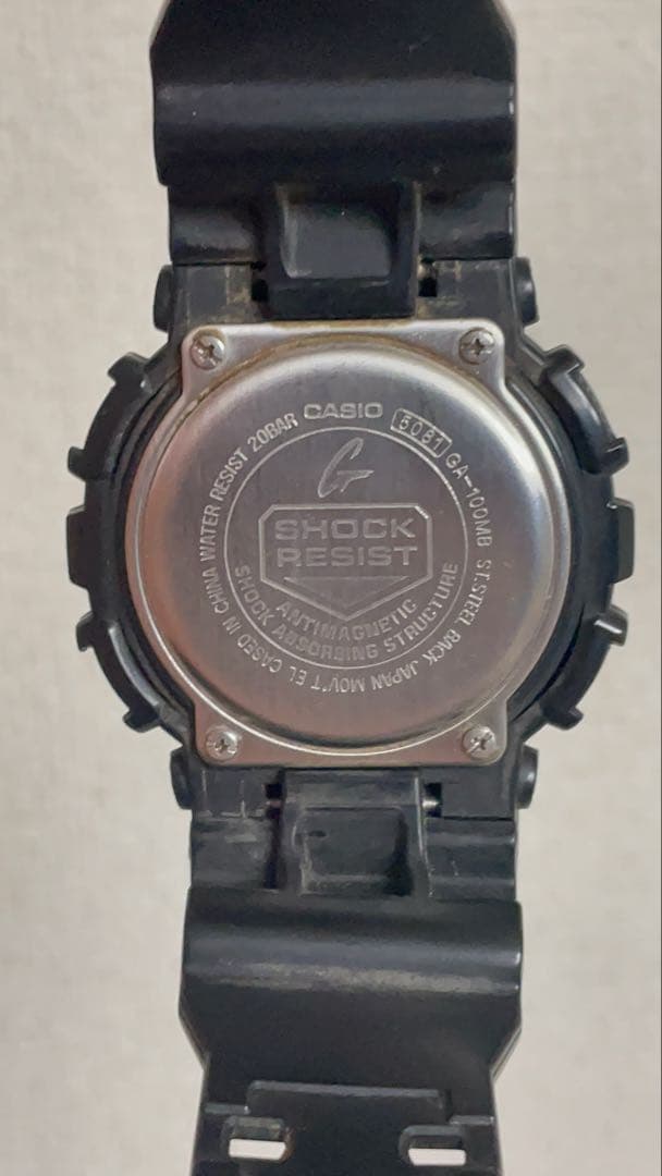 Casio G-Shock GA-100MB-1A Watch Military Black Japan Import