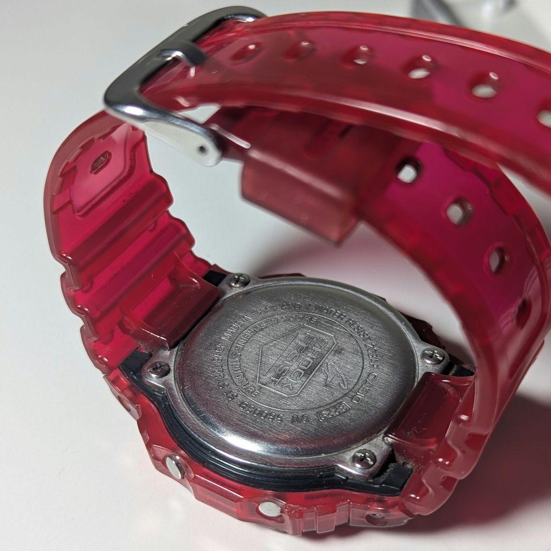 Casio G-Shock Red Skeleton Watch — Japan Import