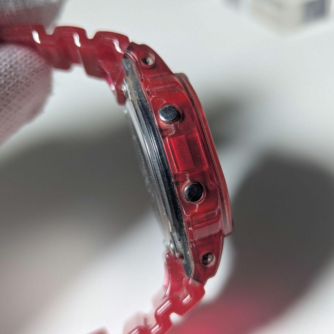Casio G-Shock Red Skeleton Watch — Japan Import