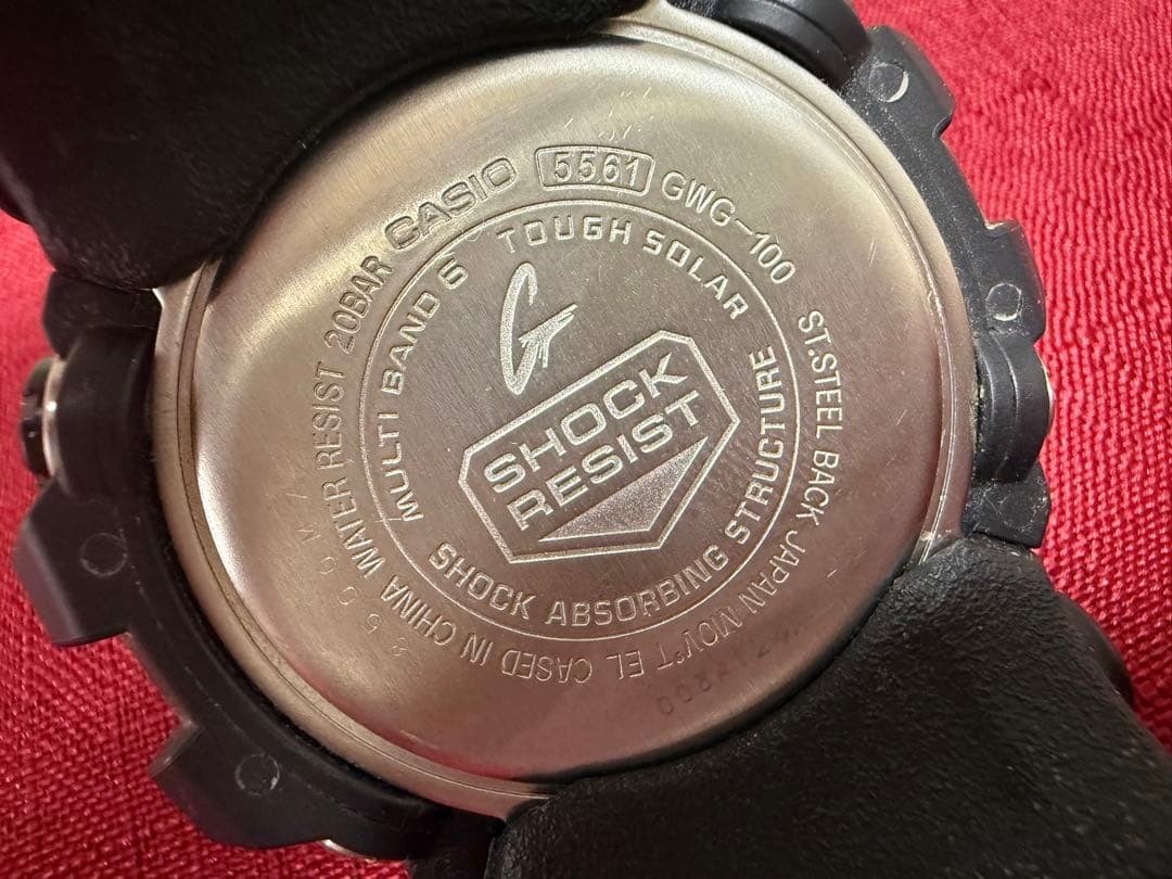 Casio G-Shock Master of G Mudmaster GWM-100-1AJF Watch in Black — Japan Import