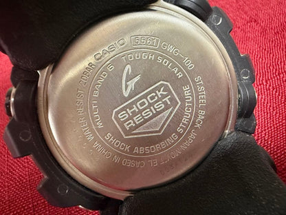 Casio G-Shock Master of G Mudmaster GWM-100-1AJF Watch in Black — Japan Import