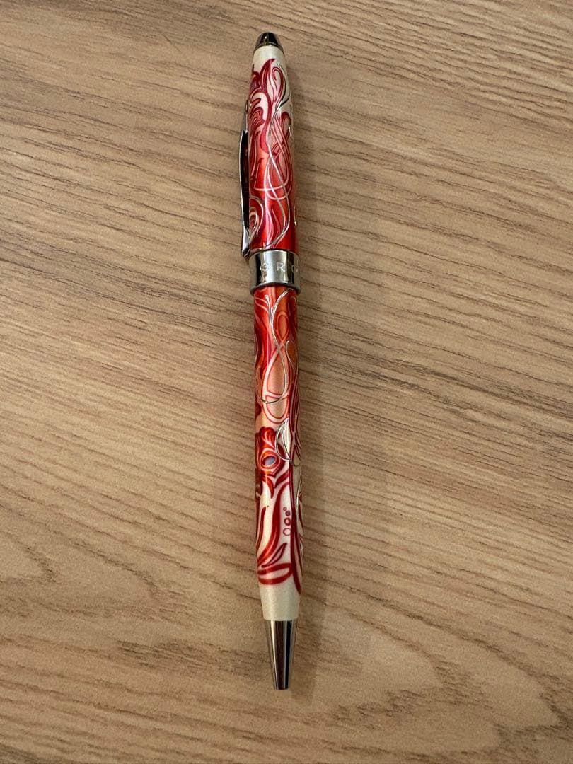 Cross Masked Royal Red Pen AT0082WG-58 Twist-Style Black Ink
