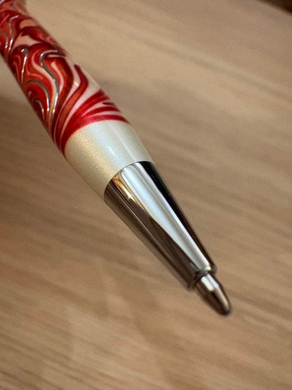 Cross Masked Royal Red Pen AT0082WG-58 Twist-Style Black Ink