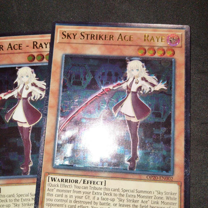 Bandai Yu-Gi-Oh Skystriker Ace Ultimate Relic Missing Soul Japanese trading card with holograms and bonus error-free card