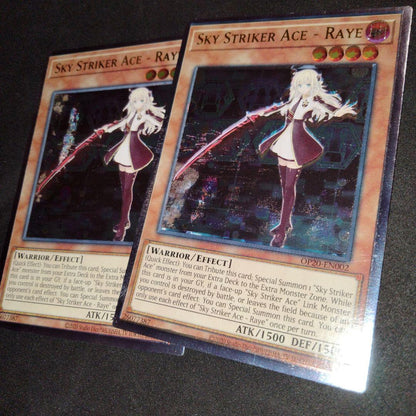 Bandai Yu-Gi-Oh Skystriker Ace Ultimate Relic Missing Soul Japanese trading card with holograms and bonus error-free card