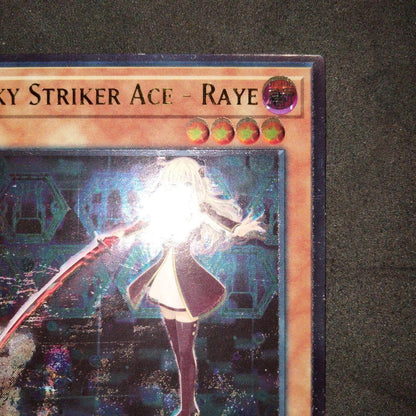 Bandai Yu-Gi-Oh Skystriker Ace Ultimate Relic Missing Soul Japanese trading card with holograms and bonus error-free card