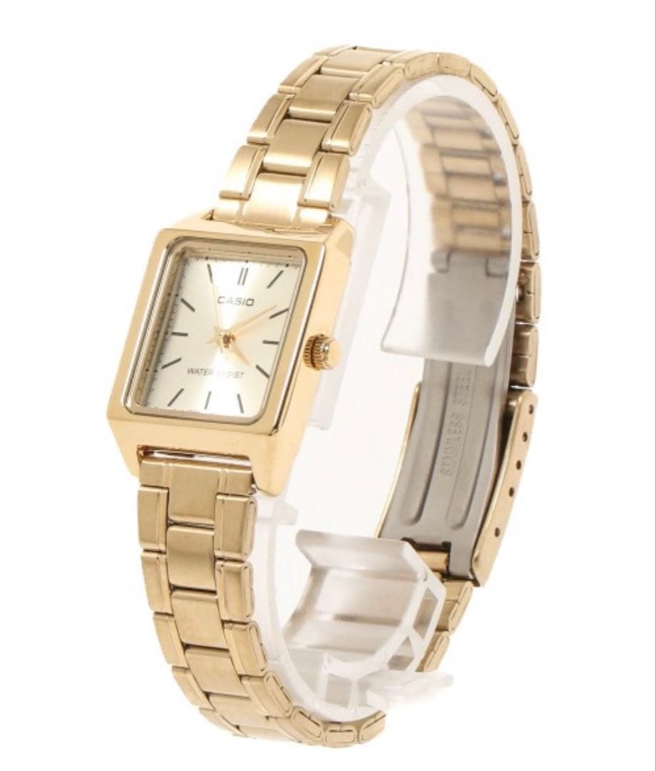 Casio LTP-V007G-9E Standard Quartz Ladies Watch Gold Metal Band Japan Import