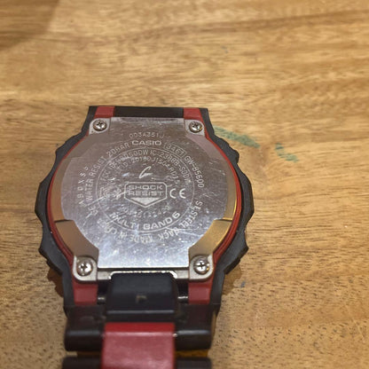 Casio G-Shock DW-5600 Digital Watch with Black Red Resin Band — Japan Import