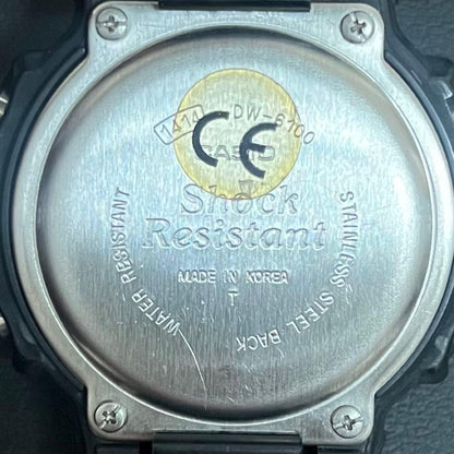 Casio G-Shock Dw-6100-1 Model with Thermo Sensor, 20 Atm Waterproof, 1992 Release — Japan Import