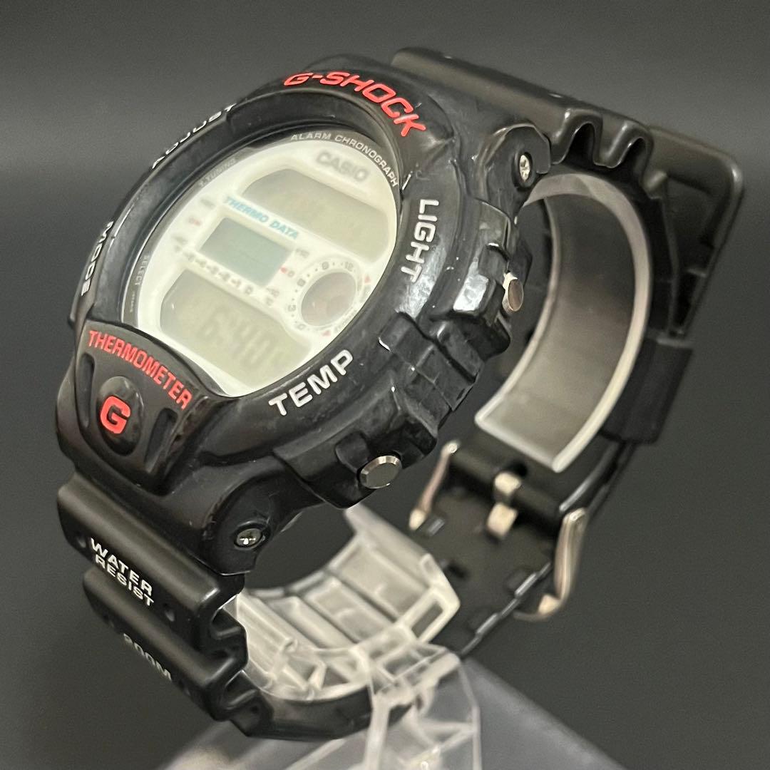 Casio G-Shock Dw-6100-1 Model with Thermo Sensor, 20 Atm Waterproof, 1992 Release — Japan Import