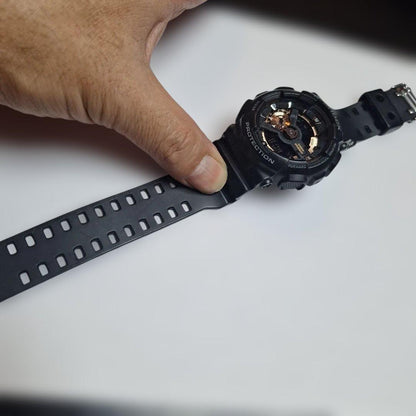 Casio G-Shock GA-110RG Analog Digital Watch Black and Gold Contrast Japan Import