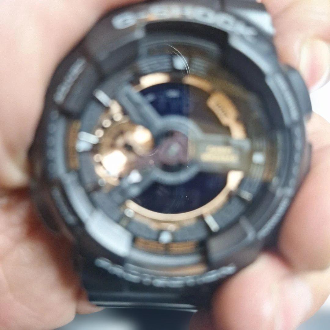 Casio G-Shock GA-110RG Analog Digital Watch Black and Gold Contrast Japan Import