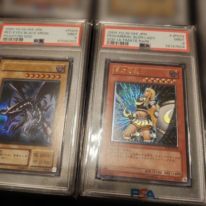 Kaiba Corporation Yu-Gi-Oh Relief Parallel Secret Ultra card collection with PSA graded cards