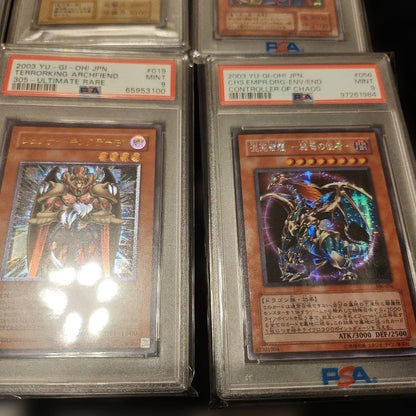 Kaiba Corporation Yu-Gi-Oh Relief Parallel Secret Ultra card collection with PSA graded cards
