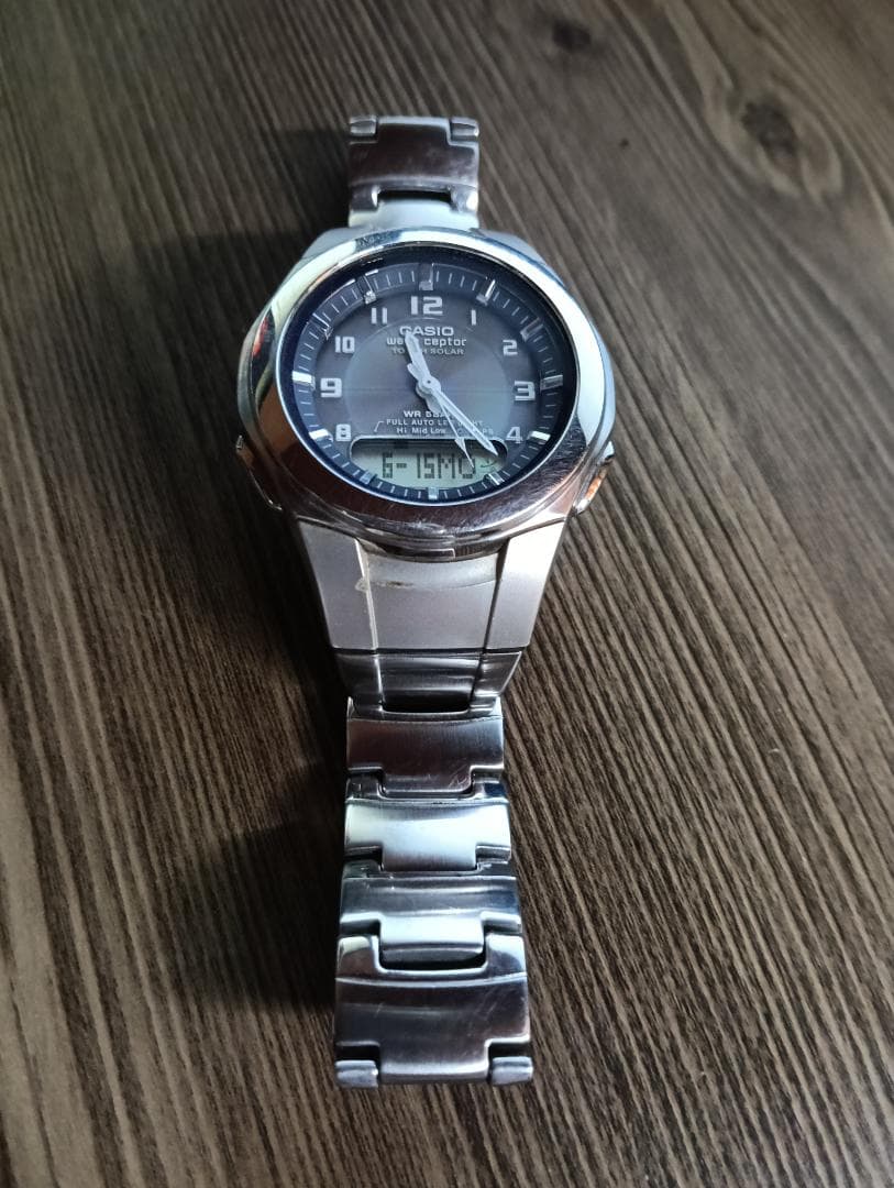 Casio WAVE CEPTOR Solar Radio-Controlled Watch WVA-400J — Japan Import