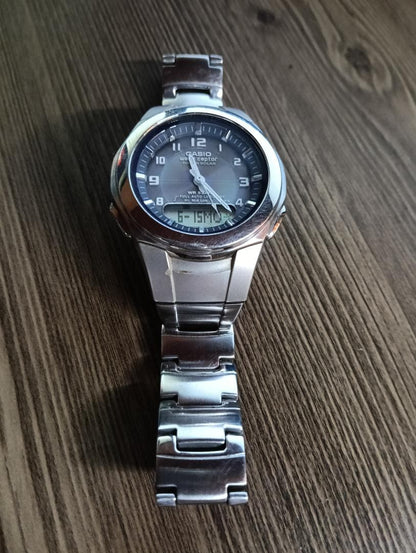 Casio WAVE CEPTOR Solar Radio-Controlled Watch WVA-400J — Japan Import
