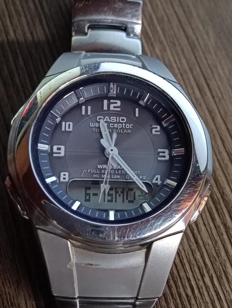 Casio WAVE CEPTOR Solar Radio-Controlled Watch WVA-400J — Japan Import