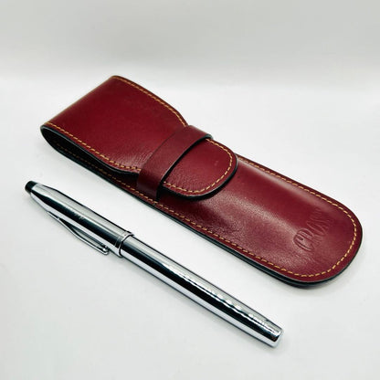 Cross Pen Line Silver Fountain Pen with Gold Nib and Case