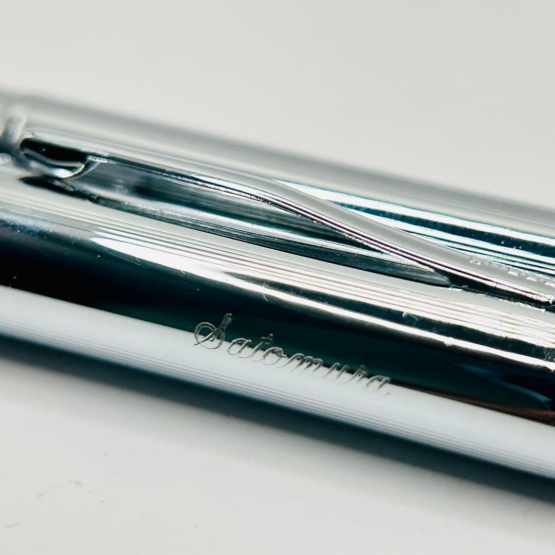 Cross Pen Line Silver Fountain Pen with Gold Nib and Case