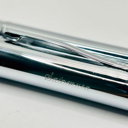 Cross Pen Line Silver Fountain Pen with Gold Nib and Case