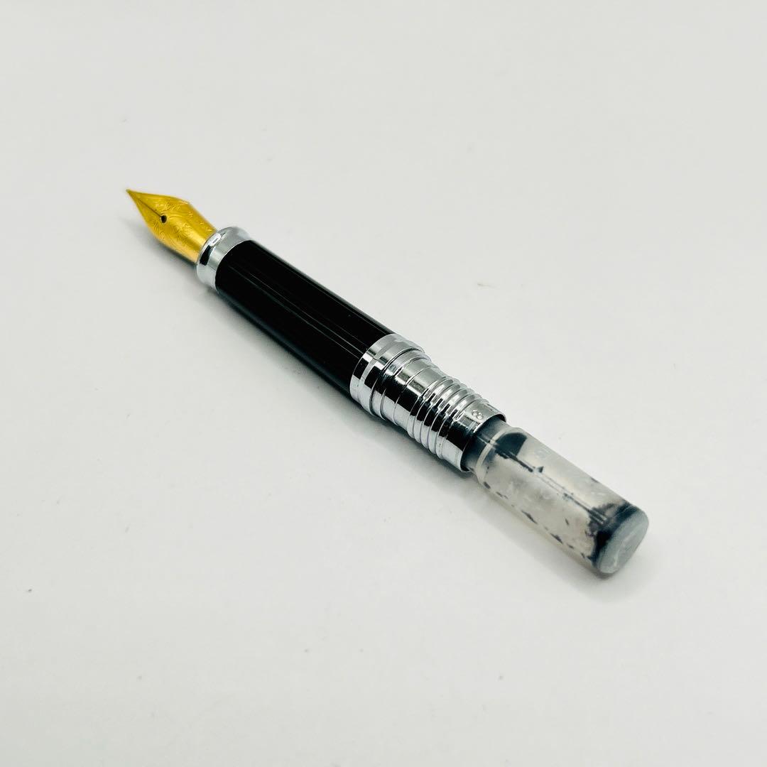 Cross Pen Line Silver Fountain Pen with Gold Nib and Case