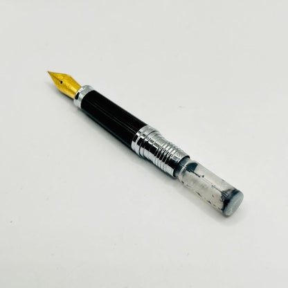 Cross Pen Line Silver Fountain Pen with Gold Nib and Case