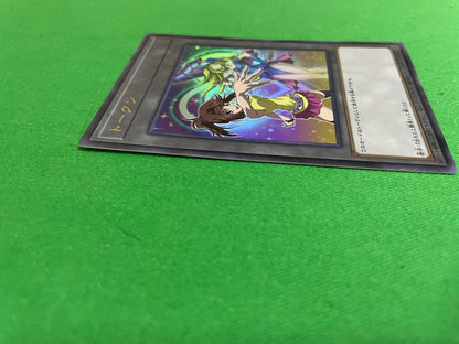Yu-Gi-Oh Ultra Rare Black Magician Girl TK05-JP008 trading card in protective sleeve