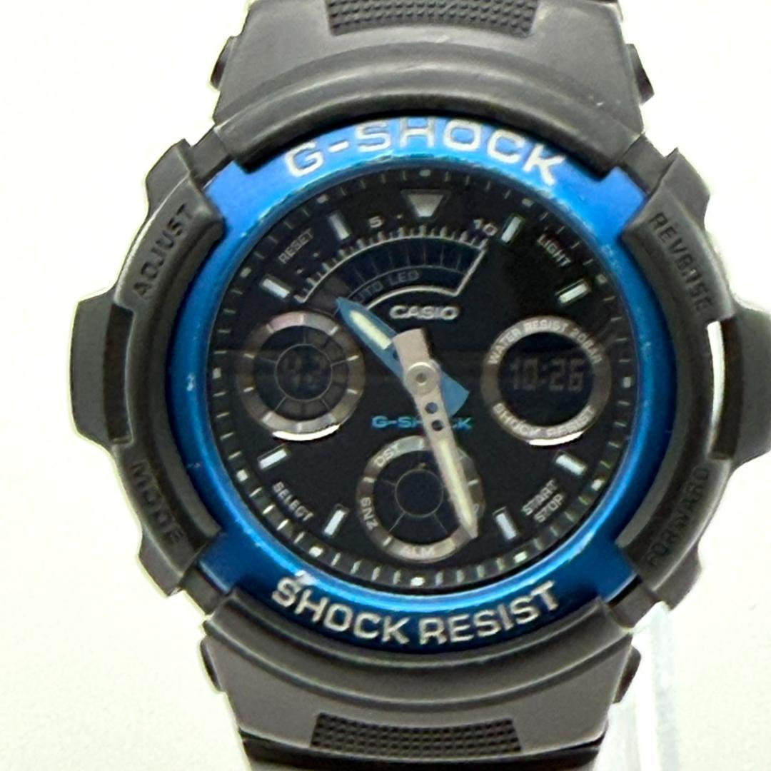 Casio G-Shock Analogue Digital Watch Blue Light Men’s Working — Japan Import