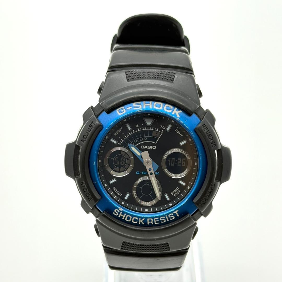 Casio G-Shock Analogue Digital Watch Blue Light Men’s Working — Japan Import