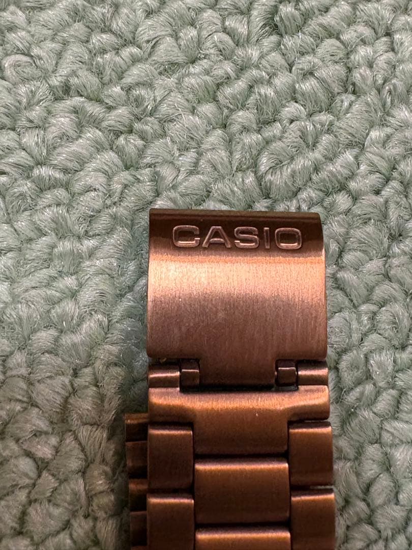 Casio B640-WC-5A Rose Gold Digital Watch with Stopwatch and Alarm — Japan Import