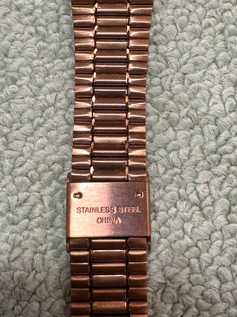 Casio B640-WC-5A Rose Gold Digital Watch with Stopwatch and Alarm — Japan Import