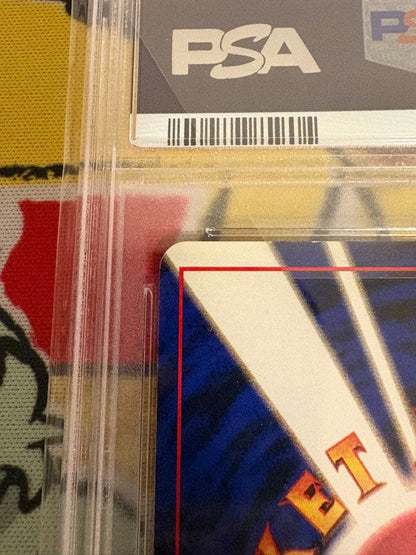 Sony PSA7 Pokémon Hakyu Ryu First Edition trading card with PSA Grade 7 certification in plastic case