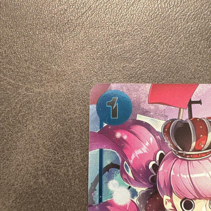 One Piece Game Card Perona OP01-077 Parallel Campaign set card Japan import displayed on white background