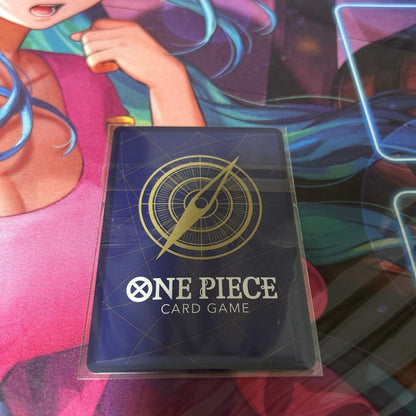 Official One Piece Playmat featuring Nefertari Vivi with sealed promo card from Japan import by Nephtali