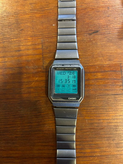 Casio Data Bank VDB-2000 Digital Watch with Touch Screen and Memory Protect — Japan Import