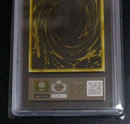 Ultra Rare Slifer the Sky Dragon card from Yu-Gi-Oh Duelist Memory Ritual Japan Import with ARS10+ grading